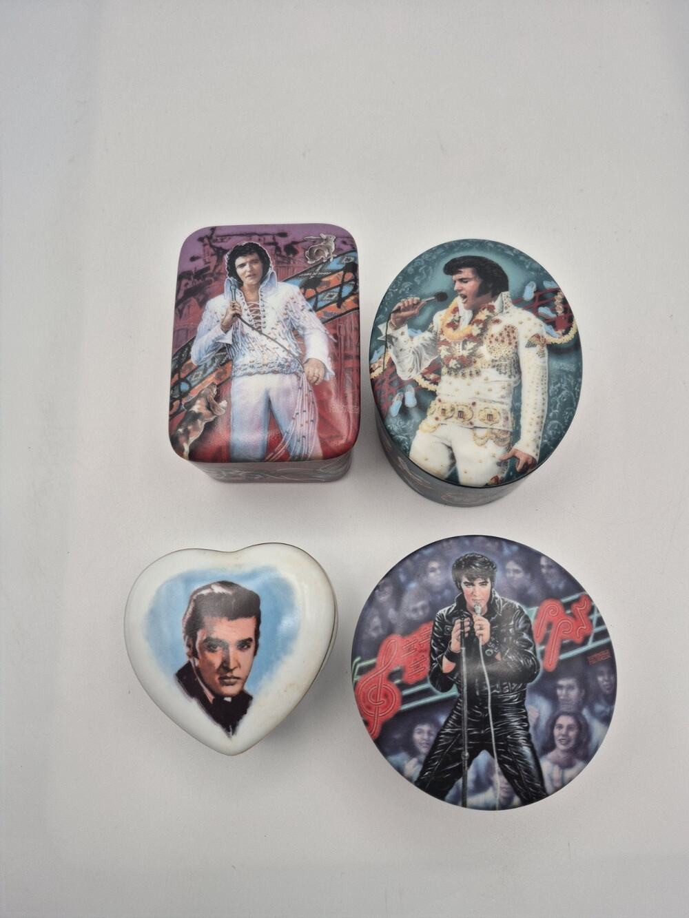 Lot of 4 Elvis Presley Music Boxes Ardleight-Elliott 1986/1992 Working